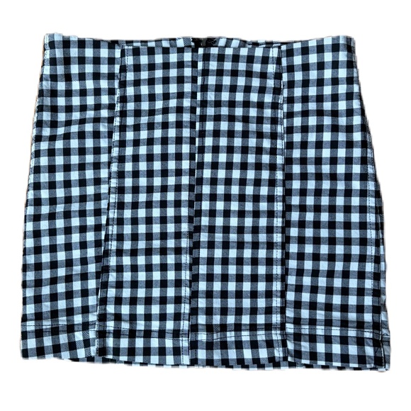 Free People Modern Femme Novelty gingham mini skirt 4 - Picture 6 of 12